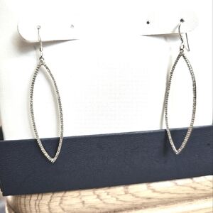 Elegant sterling Silver Hoop Earrings